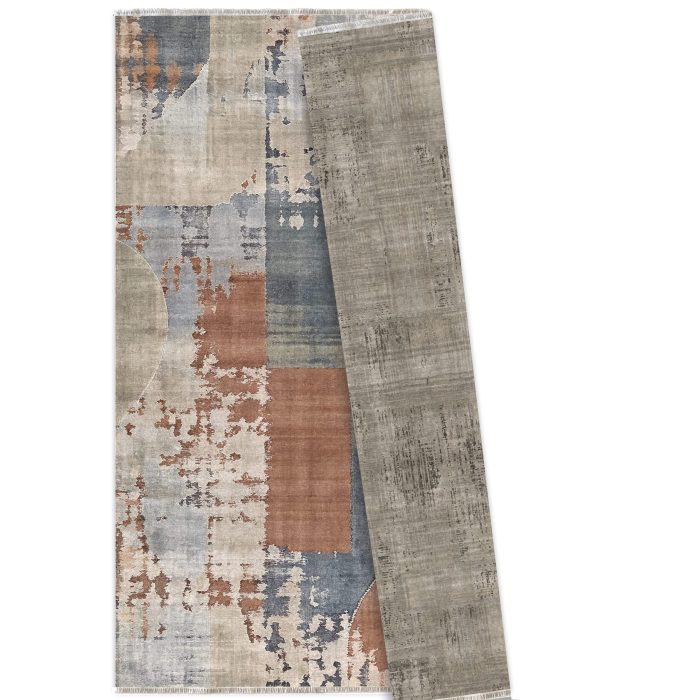 Çift taraflı şönil halı kilim t03 - Özel Ölçü - Görsel 6