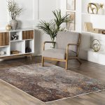 Çift taraflı şönil halı kilim t21 - Görsel 7