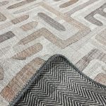 Çift taraflı şönil halı kilim t05 - Görsel 3