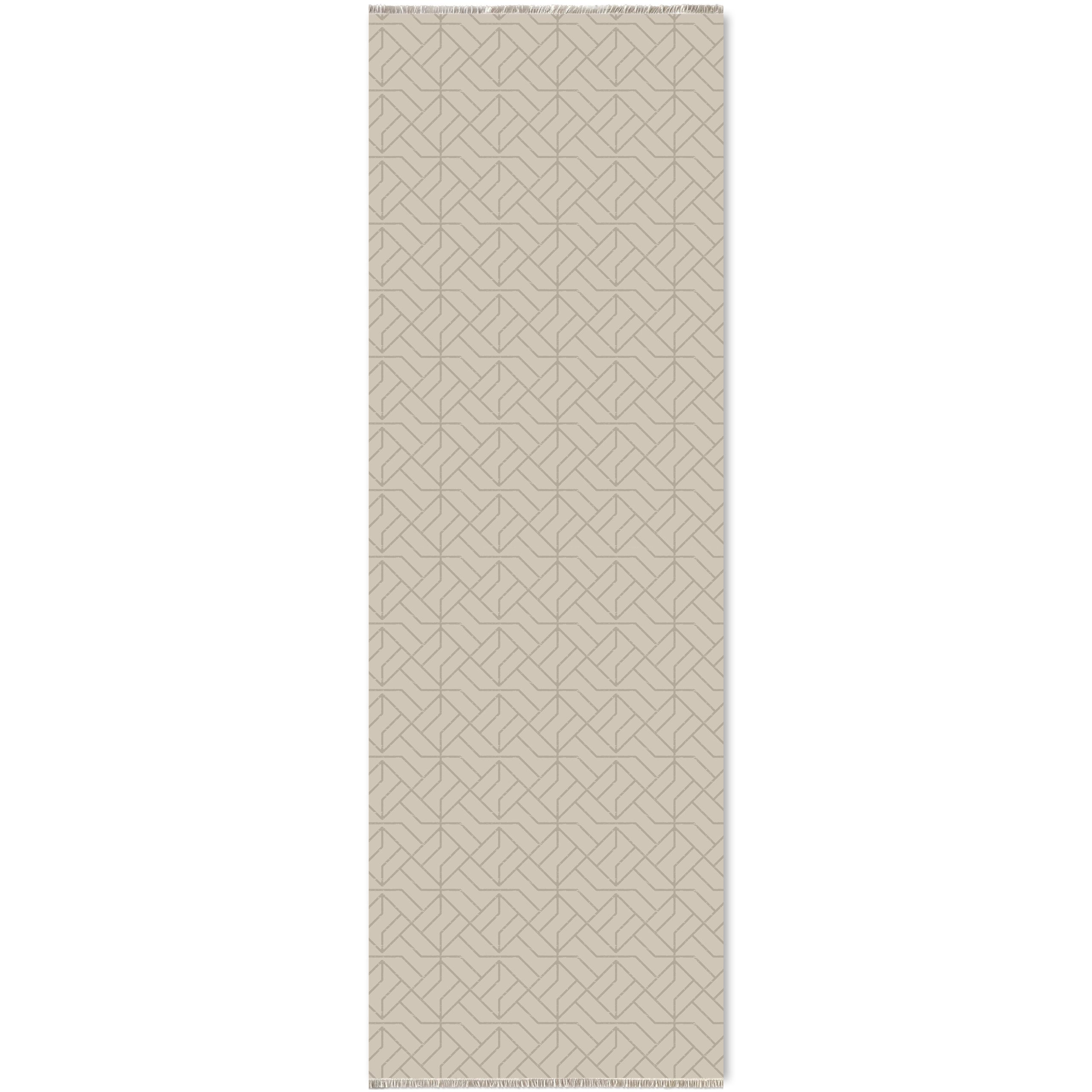 Netline Home Gray Silver Cream White Modern Machine Washable Chenille Rug Design 600-02 - Gallery Image 6 - Netline Home