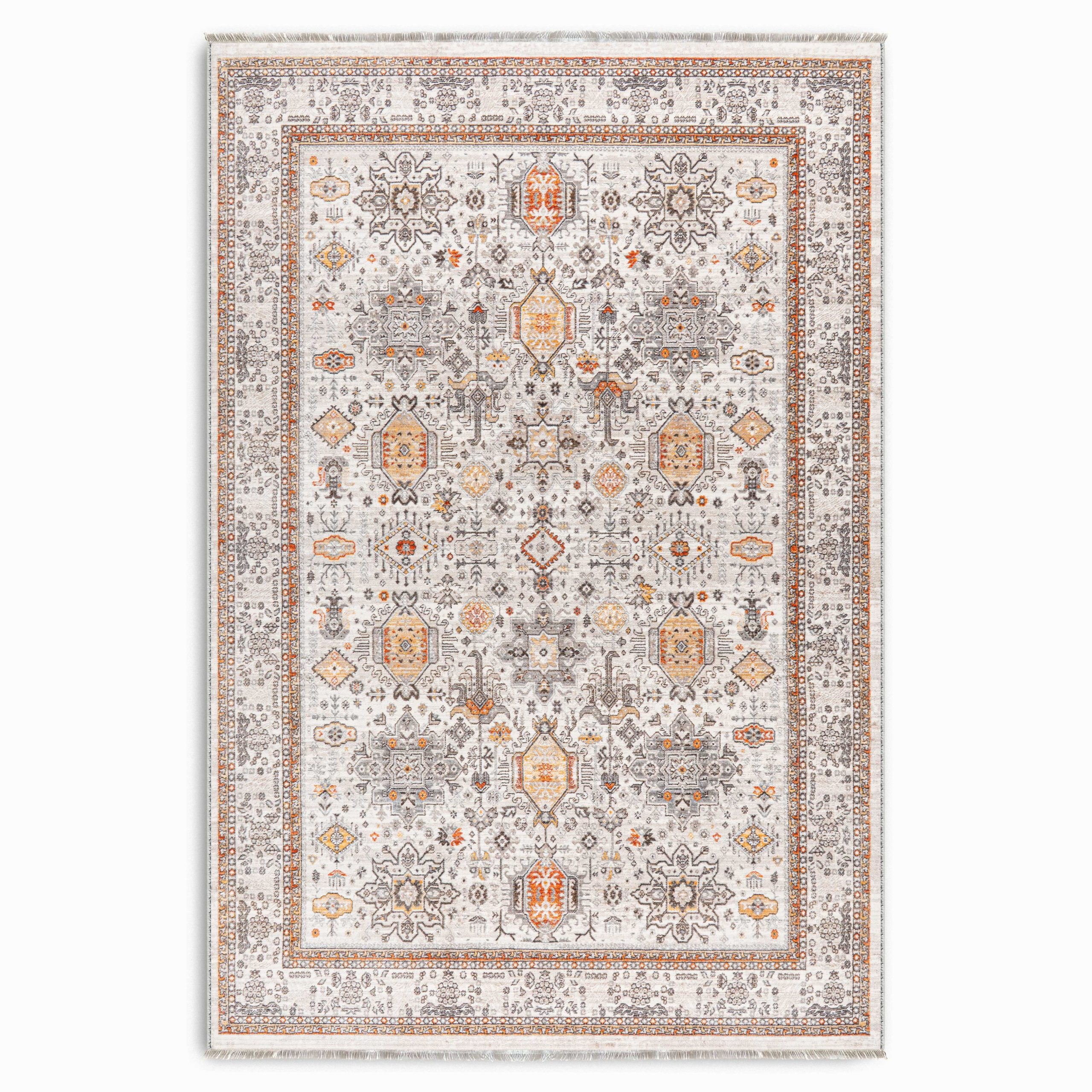 K3008-1 Kaymaz pamuk taban şönil halı kilim 3008-01 - Görsel 1