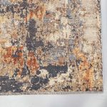 Tasarım Bej Şönil Halı Kilim Yolluk Kaymaz Saçaklı Yıkanabilir Salon Mutfak Koridor Yatak Odası 3014 - Görsel 3