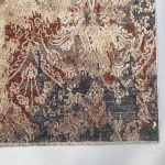 Tasarım Bej Gri Şönil Halı Kilim Yolluk Kaymaz Saçaklı Yıkanabilir Salon Mutfak Koridor Yatak Odası 3015 - Görsel 3