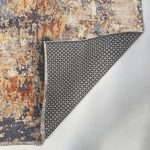 Tasarım Bej Şönil Halı Kilim Yolluk Kaymaz Saçaklı Yıkanabilir Salon Mutfak Koridor Yatak Odası 3014 - Görsel 4