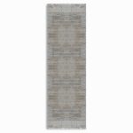 Tasarım Şönil Halı Kilim Yolluk Kaymaz Kendinden Saçaklı Yıkanabilir Mavi Mutfak Salon Koridor 2206 - Görsel 6