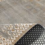 Tasarım Şönil Halı Kilim Yolluk Kaymaz Kendinden Saçaklı Yıkanabilir Sarı Mutfak Salon Koridor 2206 - Görsel 5