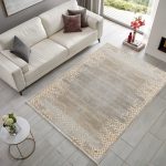 Tasarım Şönil Halı Kilim Yolluk Kaymaz Kendinden Saçaklı Yıkanabilir Sarı Mutfak Salon Koridor 2206 - Görsel 2