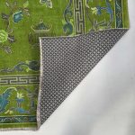 Fıstık Yeşil Retro Vintage Şönil Halı Kilim Yolluk Kaymaz Yıkanabilir Salon Mutfak Koridor 3044-02 - Görsel 4