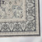 Füme Gri Krem Şönil Halı Kilim Yolluk Kaymaz Yıkanabilir Salon Mutfak Koridor Halısı 3045 - Görsel 3