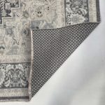 Füme Gri Krem Şönil Halı Kilim Yolluk Kaymaz Yıkanabilir Salon Mutfak Koridor Halısı 3045 - Görsel 4