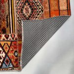 Etnik Patchwork Halı Kilim Yolluk Kaymaz Yıkanabilir Salon Mutfak Koridor Halısı Turuncu 3046 - Görsel 4