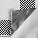 Modern Tasarım Yeşil Şönil Halı Kilim Yolluk Kaymaz Yıkanabilir Mutfak Koridor Salon 3047-02 - Görsel 4
