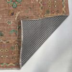 Vizon Kahve Tasarım Şönil Halı Yolluk Kilim Kaymaz Yıkanabilir Robot Süpürge Uyumlu 3051 - Görsel 4